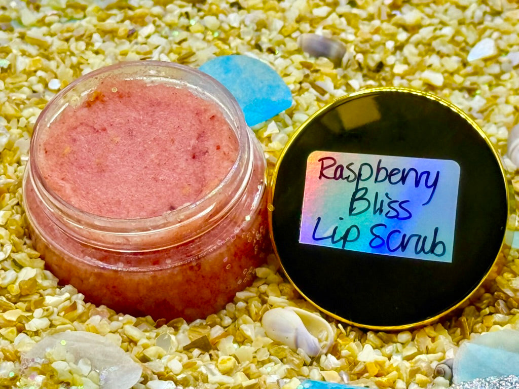 RASPBERRY BLISS Lip scrub- 2 oz. jar